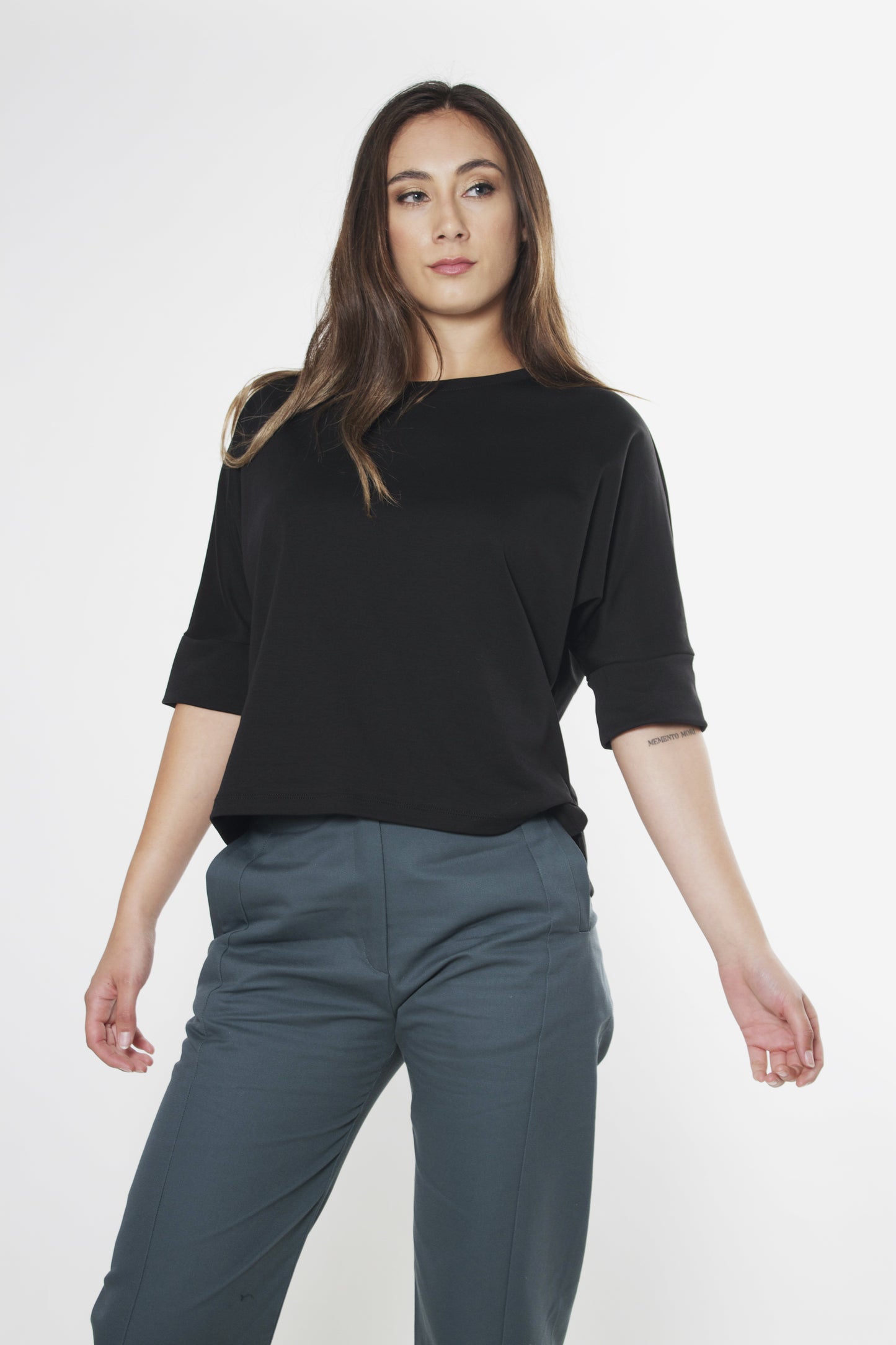 Polera Nona - Negro