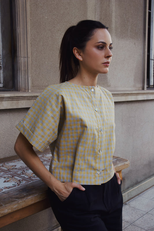 Blusa Alondra - Cuadrillé