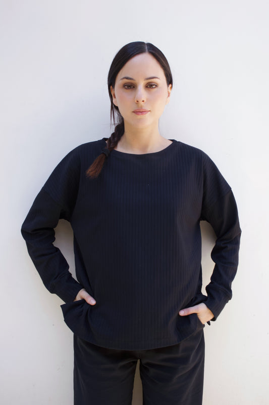 Polera H - Canutón negro